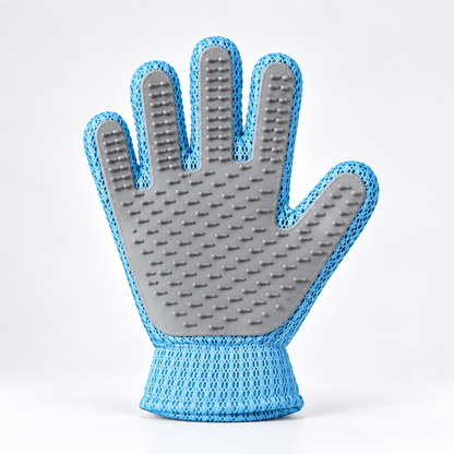 Pet Grooming Glove 2-Sided – Silicone Dog & Cat Hair Remover for Deshedding, Massage & Bathing