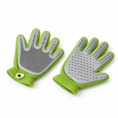 Pet Hair Removal Glove – 2-Sided Silicone Deshedding Brush for Dogs & Cats, Grooming, Massage & Bathing