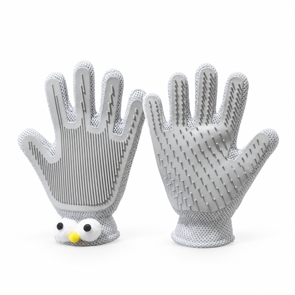 Pet Hair Removal Glove – 2-Sided Silicone Deshedding Brush for Dogs & Cats, Grooming, Massage & Bathing