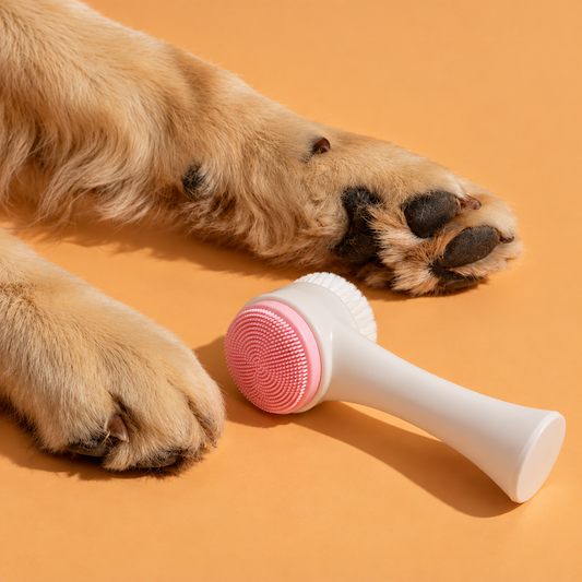 Silicone Dog Paw Cleaner & Grooming Brush – Pet Paw Wash & Massage Tool
