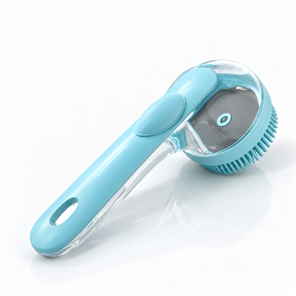 Soft Silicone Dog & Cat Bath Brush – Pet Washing & Massage Brush