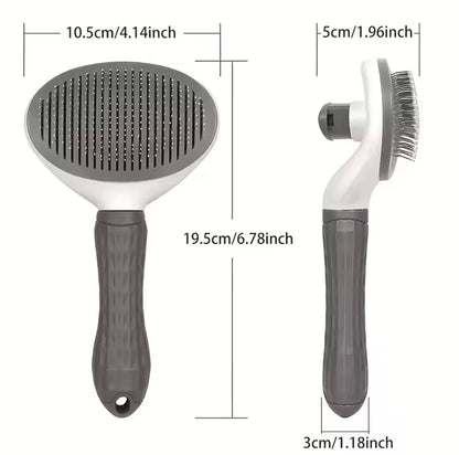 Self Cleaning Dog & Cat Brush – Pet Hair Remover Slicker Brush