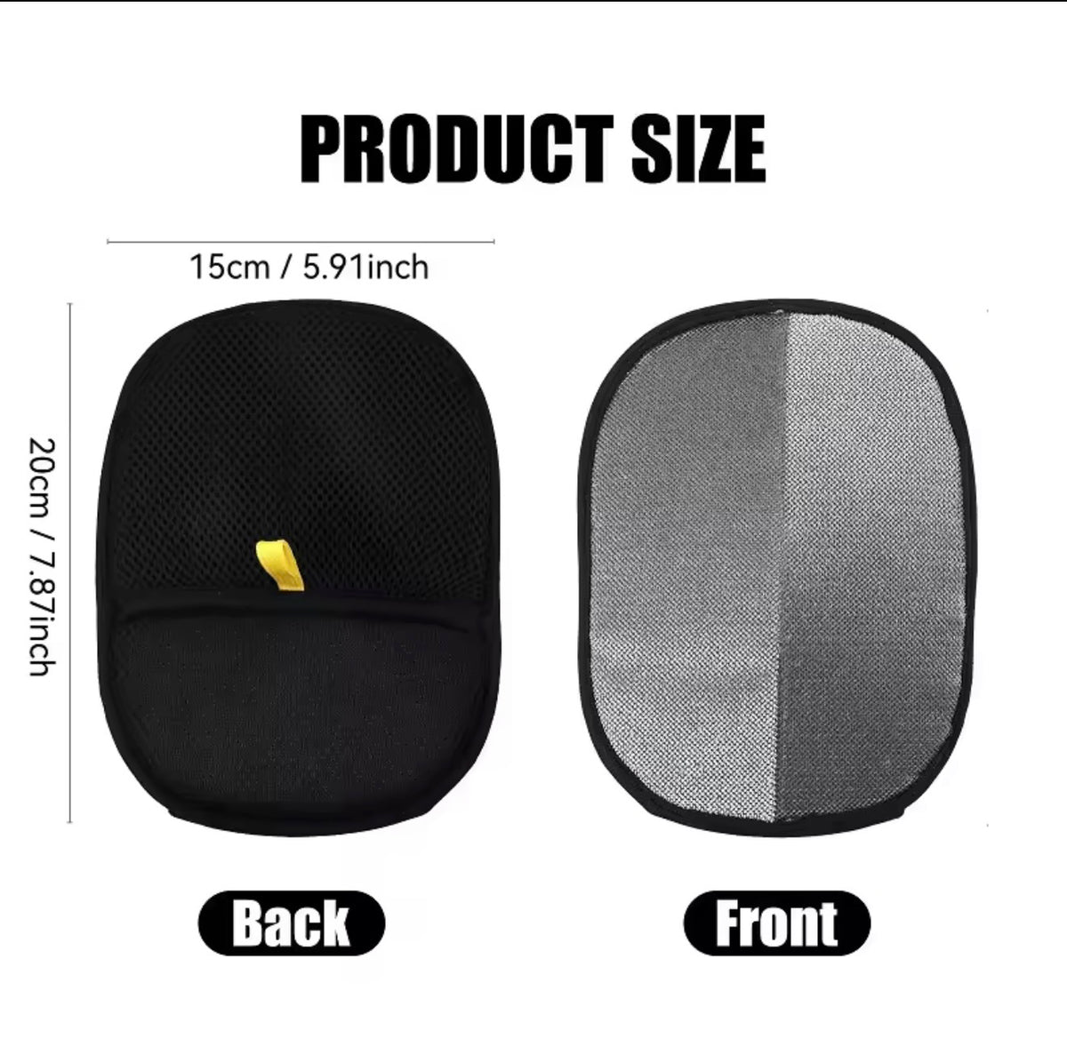 Pet Hair Removal Glove for Dogs & Cats – Reusable Double-Sided Hair Remover