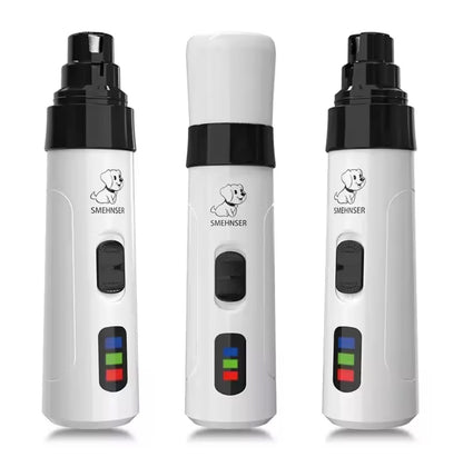 Dog Nail Grinder – USB Rechargeable Pet Nail Trimmer for Dogs & Cats
