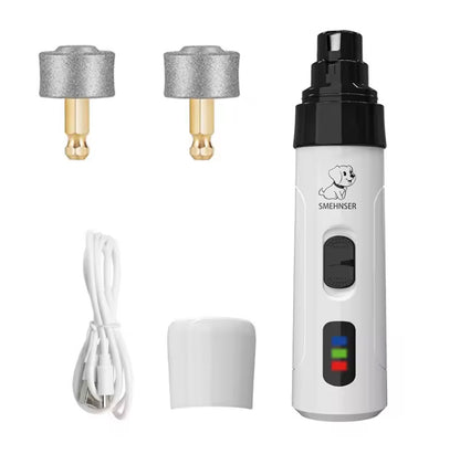Dog Nail Grinder – USB Rechargeable Pet Nail Trimmer for Dogs & Cats