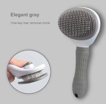 Self Cleaning Dog & Cat Brush – Pet Hair Remover Slicker Brush