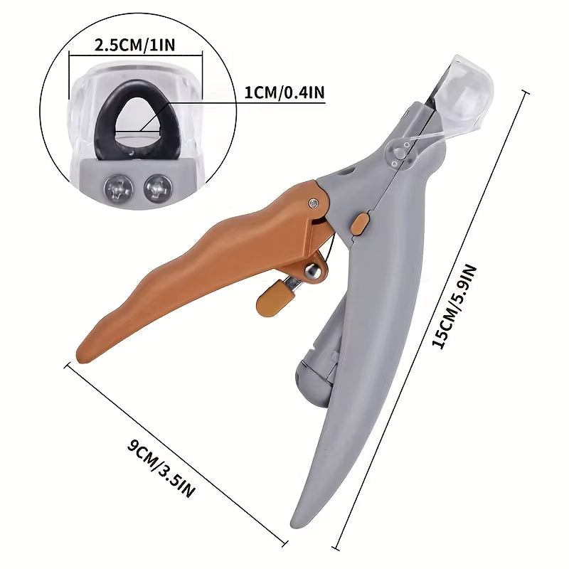 LED Dog & Cat Nail Clipper with 5X Magnifying Lens