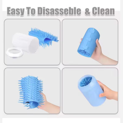 Dog Paw Cleaner Cup for Dogs | Portable Paw Washer with Soft Silicone Brush | Pet Foot Cleaner for Mud, Dirt & Outdoor Cleaning