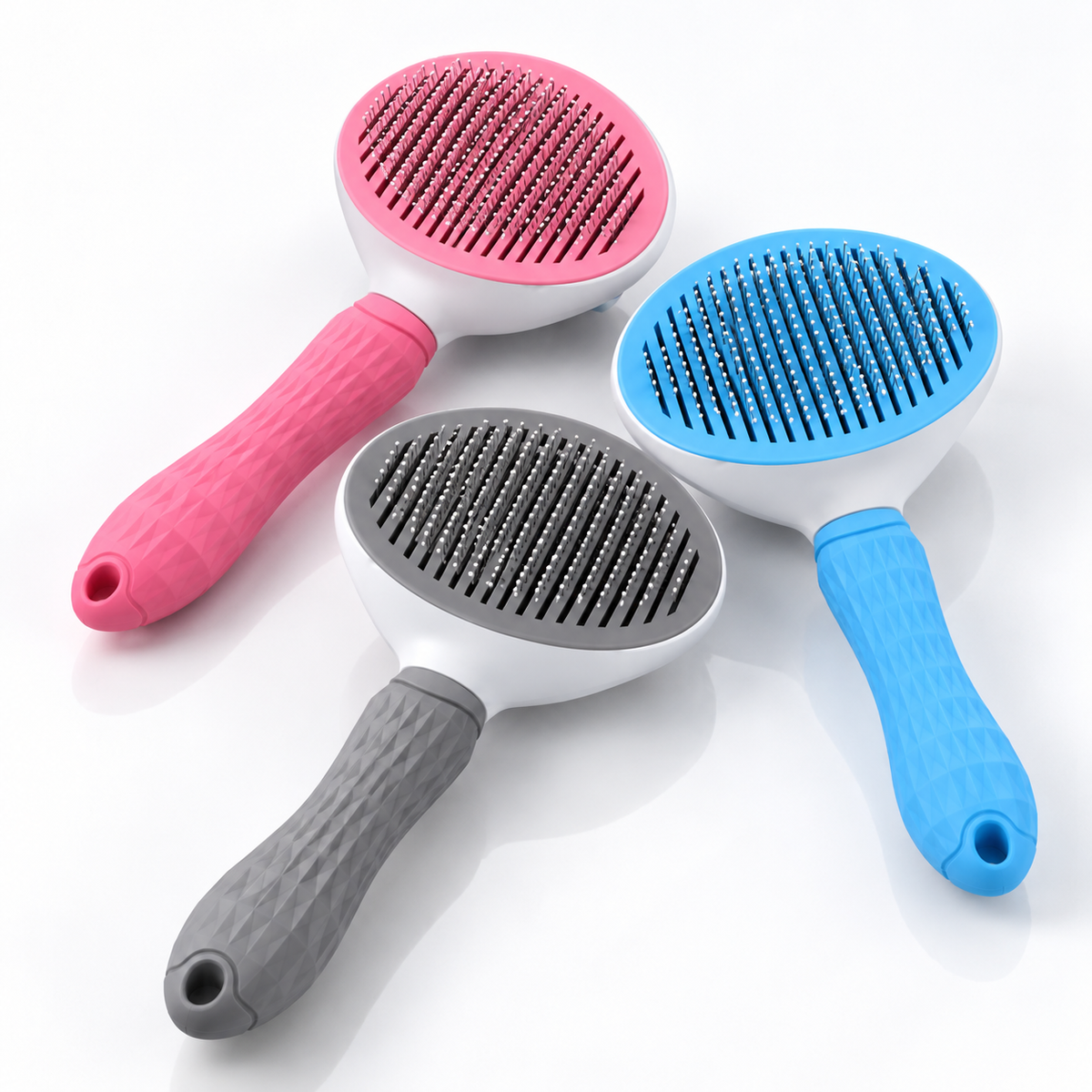 Self Cleaning Dog & Cat Brush – Pet Hair Remover Slicker Brush