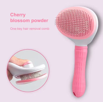 Self Cleaning Dog & Cat Brush – Pet Hair Remover Slicker Brush