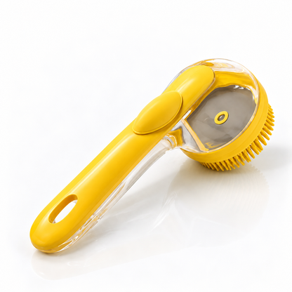 Soft Silicone Dog & Cat Bath Brush – Pet Washing & Massage Brush
