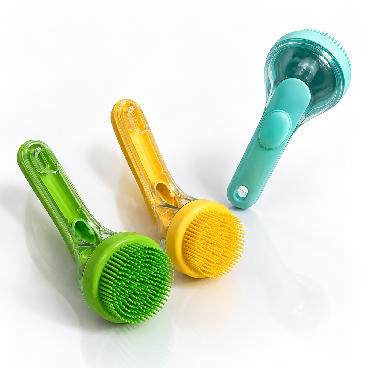 Soft Silicone Dog & Cat Bath Brush – Pet Washing & Massage Brush